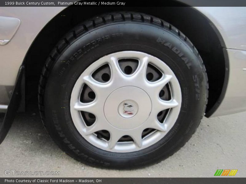 Platinum Gray Metallic / Medium Gray 1999 Buick Century Custom