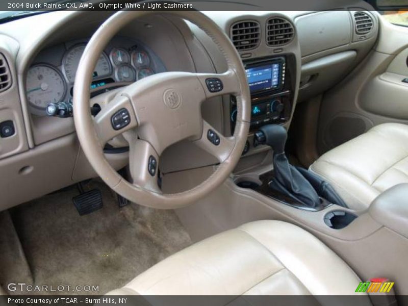 Olympic White / Light Cashmere 2004 Buick Rainier CXL AWD