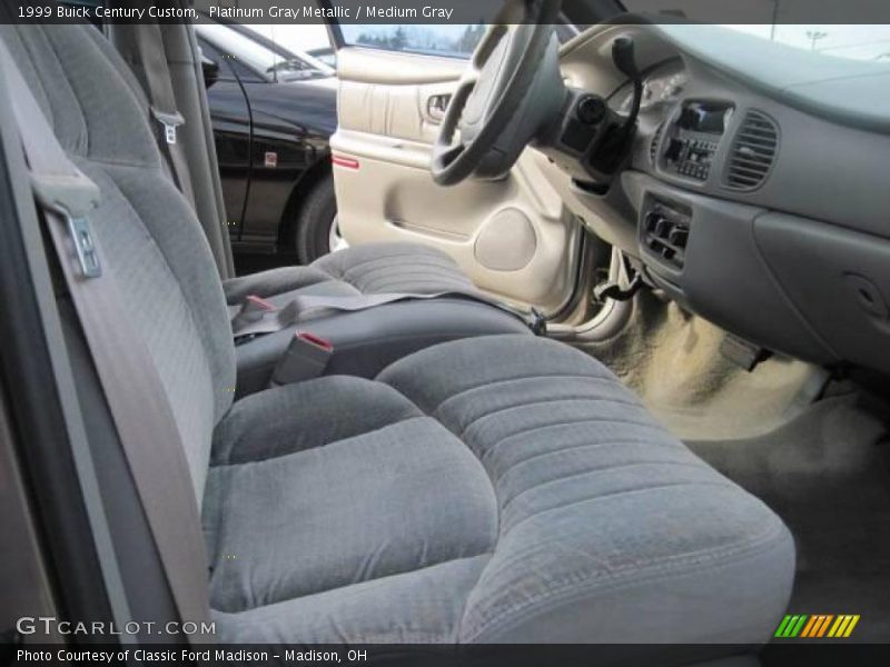 Platinum Gray Metallic / Medium Gray 1999 Buick Century Custom