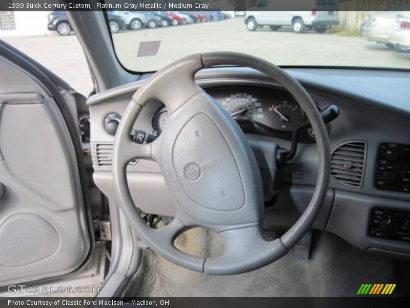 Platinum Gray Metallic / Medium Gray 1999 Buick Century Custom