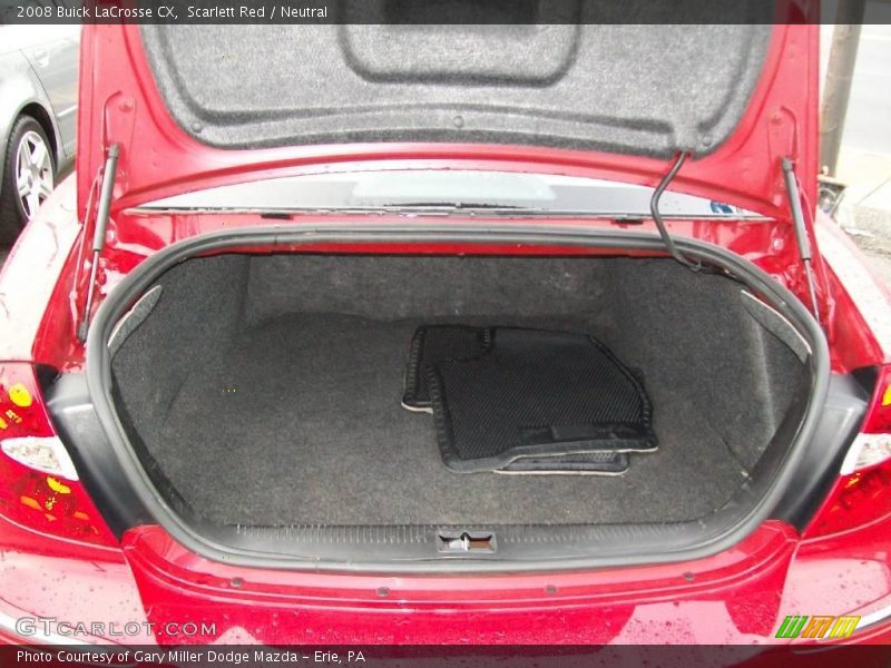 Scarlett Red / Neutral 2008 Buick LaCrosse CX