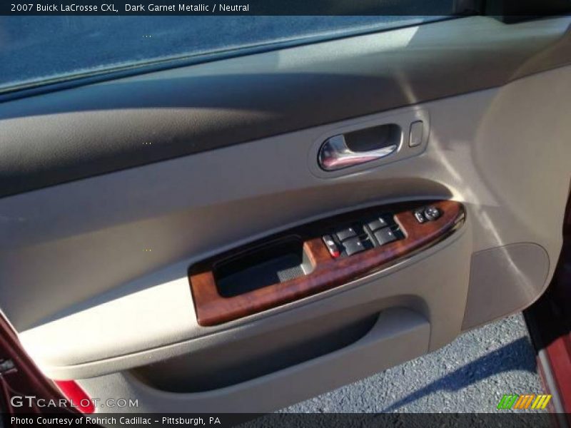 Dark Garnet Metallic / Neutral 2007 Buick LaCrosse CXL
