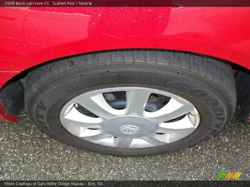 Scarlett Red / Neutral 2008 Buick LaCrosse CX