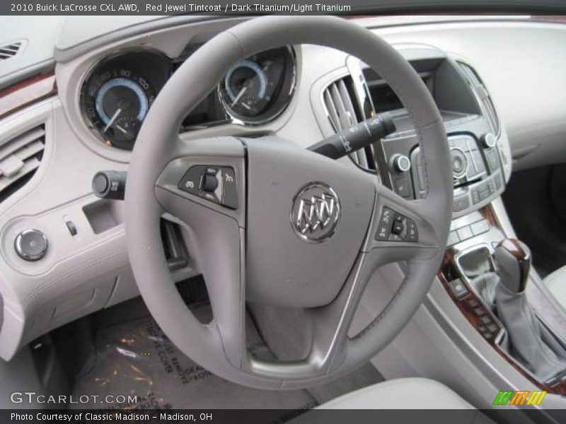 Red Jewel Tintcoat / Dark Titanium/Light Titanium 2010 Buick LaCrosse CXL AWD