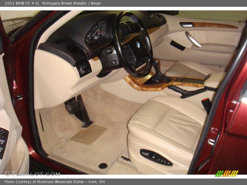 Mohogany Brown Metallic / Beige 2001 BMW X5 4.4i