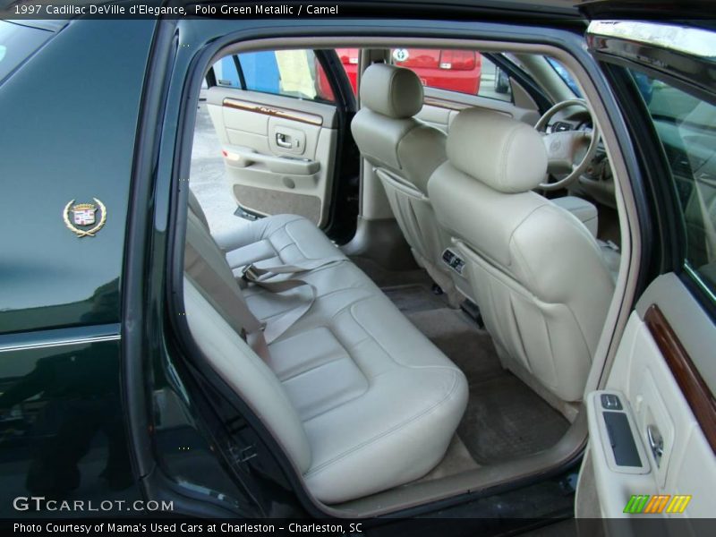 Polo Green Metallic / Camel 1997 Cadillac DeVille d'Elegance