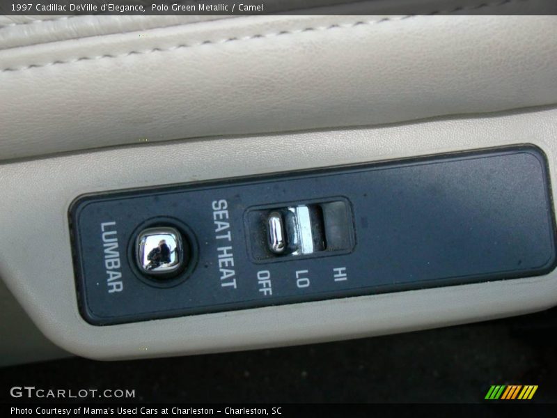 Polo Green Metallic / Camel 1997 Cadillac DeVille d'Elegance