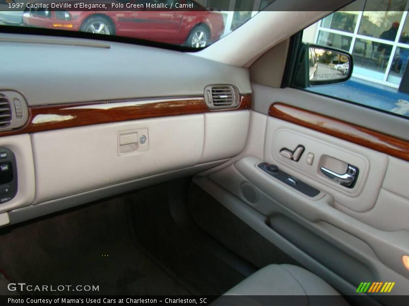 Polo Green Metallic / Camel 1997 Cadillac DeVille d'Elegance