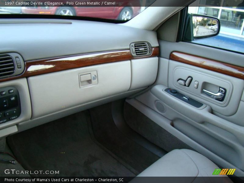 Polo Green Metallic / Camel 1997 Cadillac DeVille d'Elegance