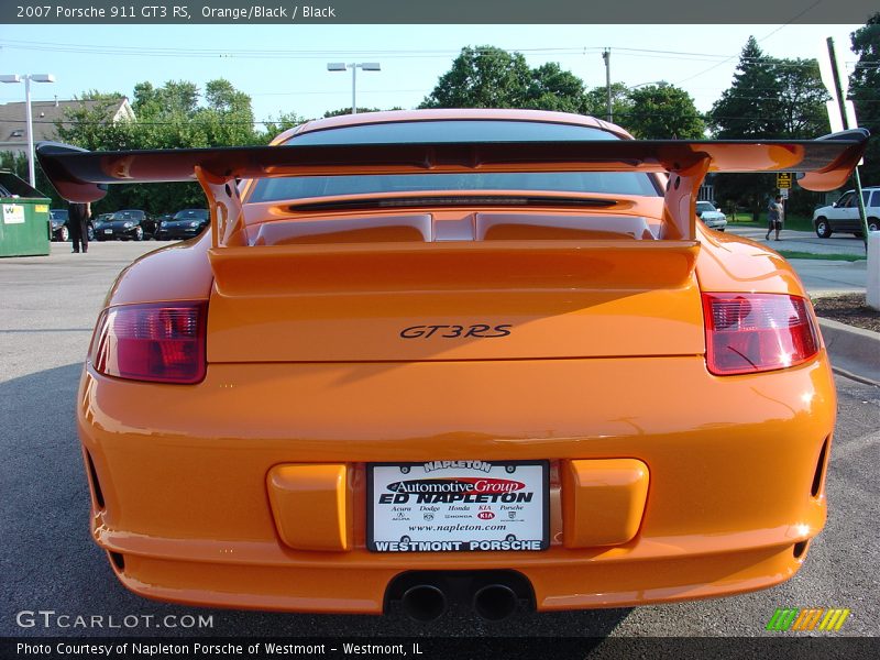 Orange/Black / Black 2007 Porsche 911 GT3 RS
