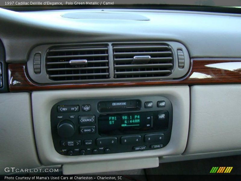 Polo Green Metallic / Camel 1997 Cadillac DeVille d'Elegance