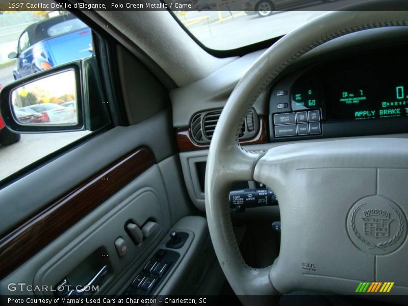 Polo Green Metallic / Camel 1997 Cadillac DeVille d'Elegance
