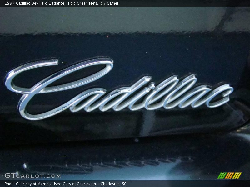 Polo Green Metallic / Camel 1997 Cadillac DeVille d'Elegance