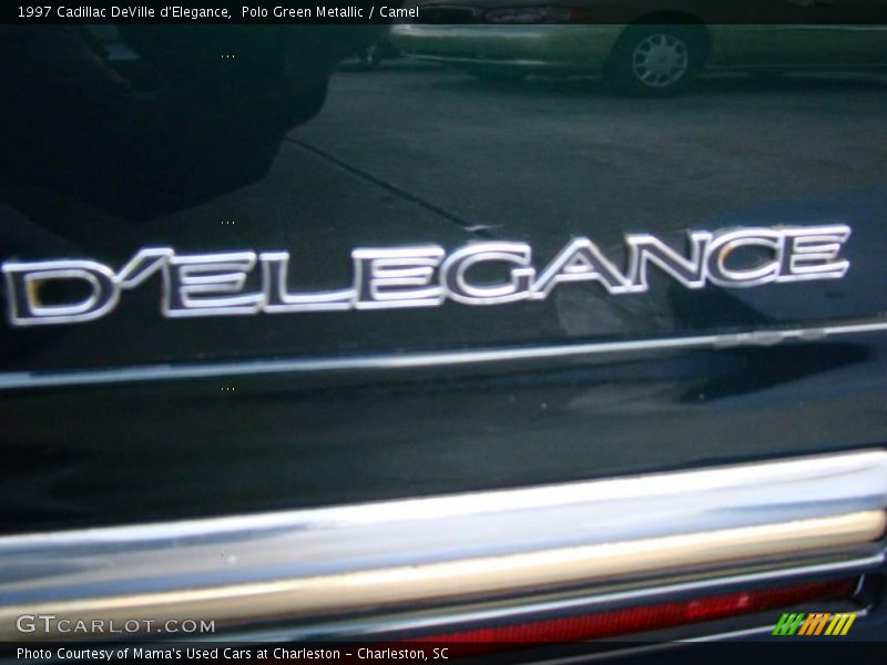 Polo Green Metallic / Camel 1997 Cadillac DeVille d'Elegance