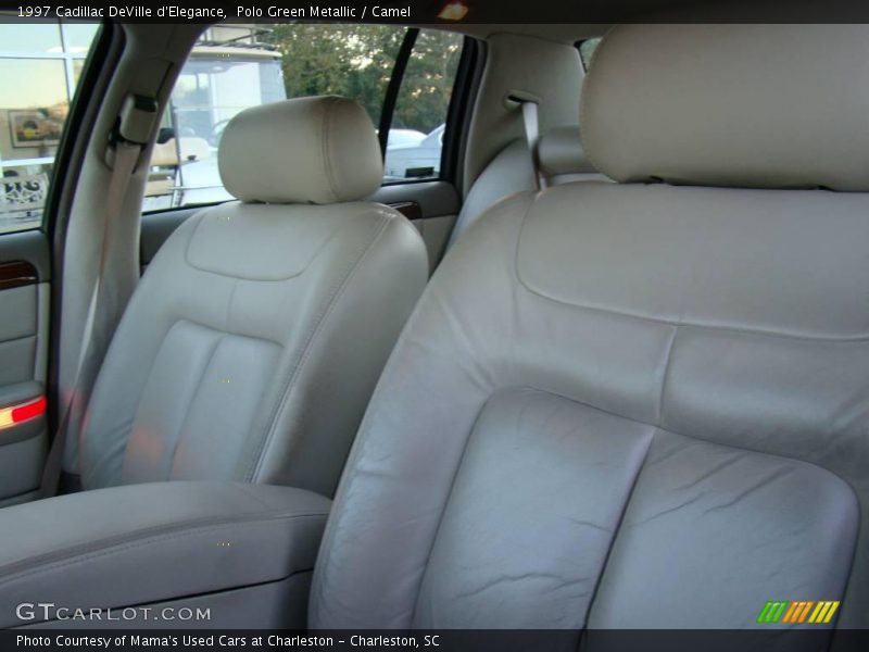 Polo Green Metallic / Camel 1997 Cadillac DeVille d'Elegance