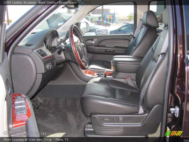 Black Cherry / Ebony/Ebony 2009 Cadillac Escalade