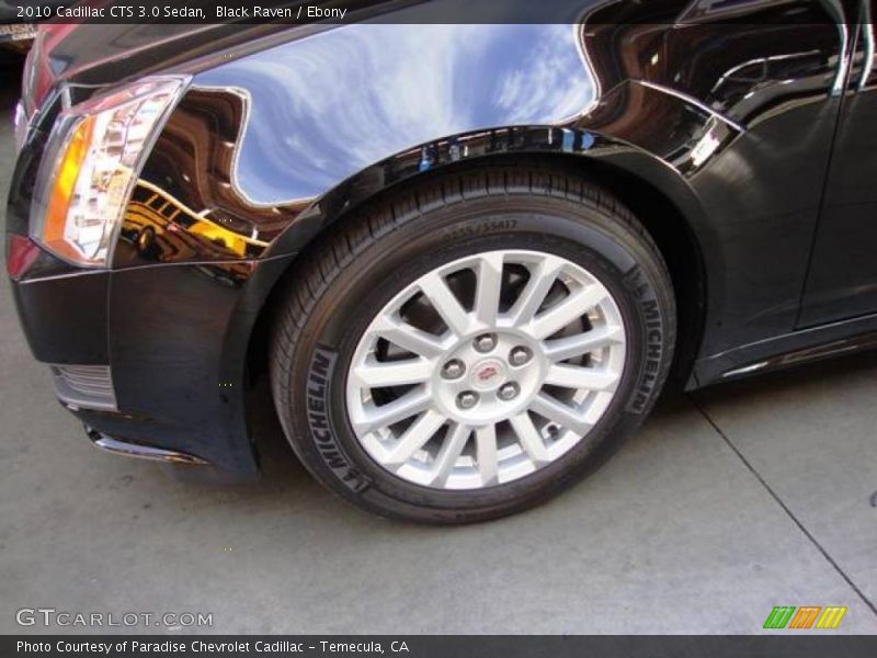 Black Raven / Ebony 2010 Cadillac CTS 3.0 Sedan