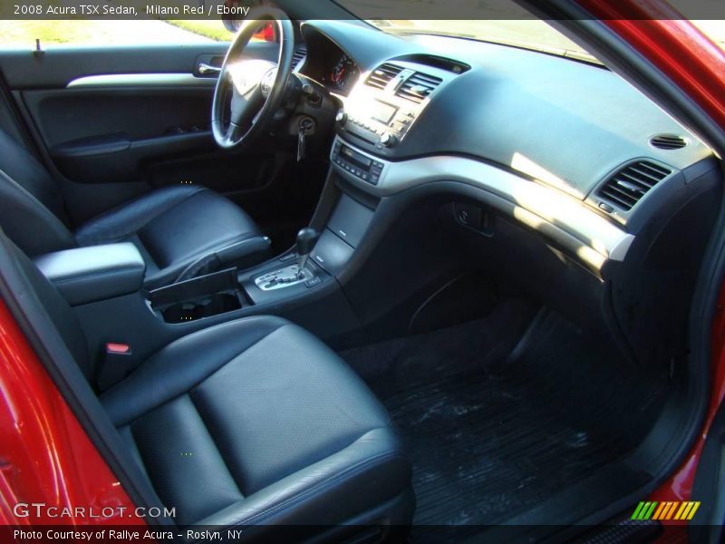 Milano Red / Ebony 2008 Acura TSX Sedan