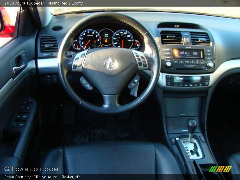 Milano Red / Ebony 2008 Acura TSX Sedan