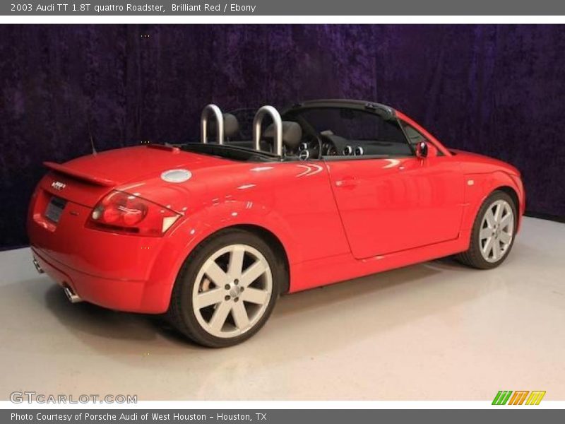 Brilliant Red / Ebony 2003 Audi TT 1.8T quattro Roadster