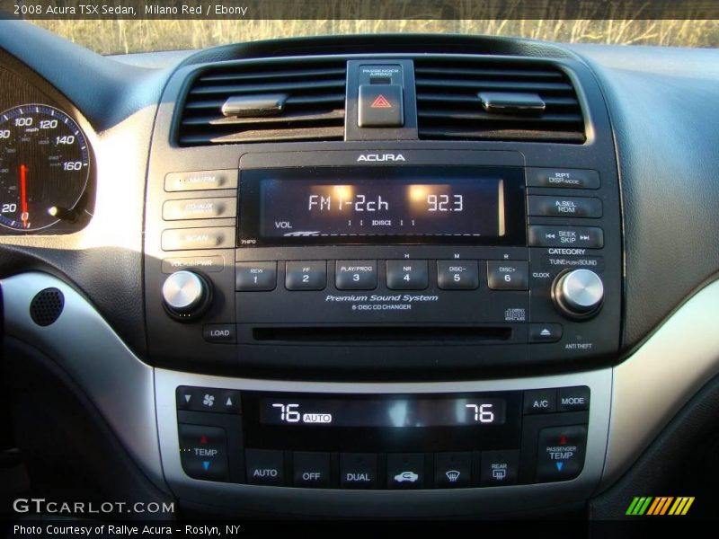 Milano Red / Ebony 2008 Acura TSX Sedan