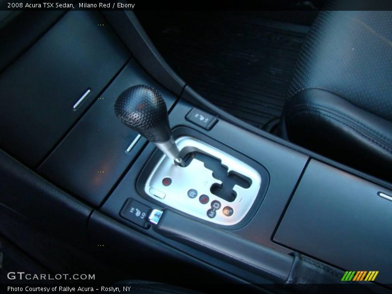 Milano Red / Ebony 2008 Acura TSX Sedan