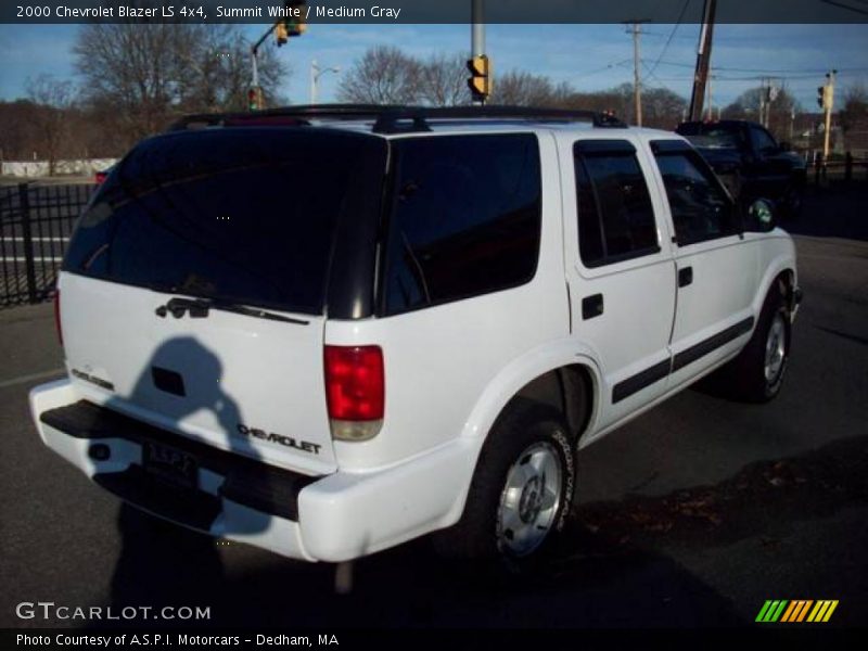 Summit White / Medium Gray 2000 Chevrolet Blazer LS 4x4