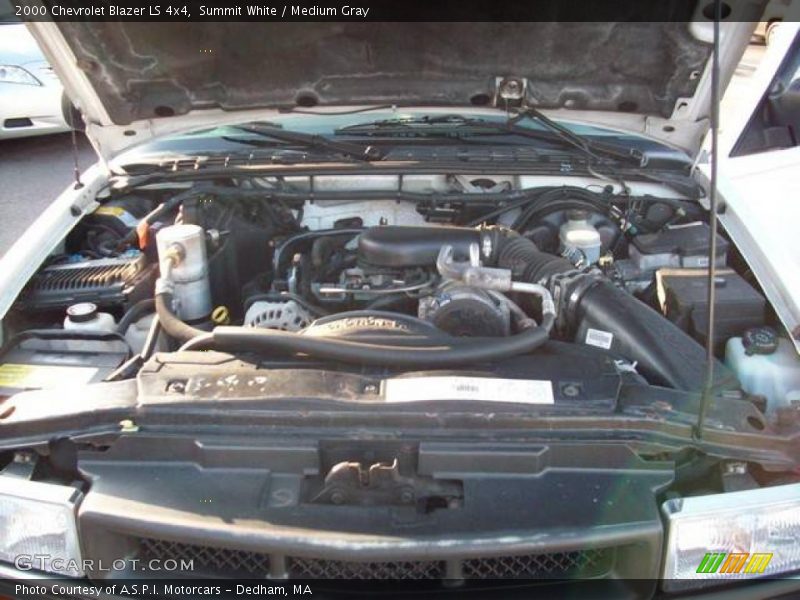 Summit White / Medium Gray 2000 Chevrolet Blazer LS 4x4