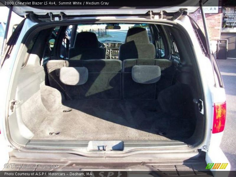 Summit White / Medium Gray 2000 Chevrolet Blazer LS 4x4