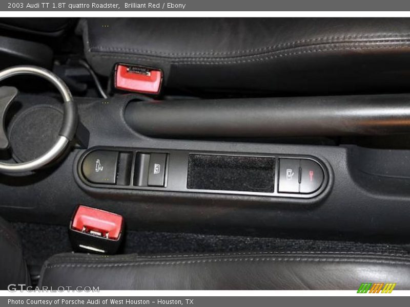 Brilliant Red / Ebony 2003 Audi TT 1.8T quattro Roadster