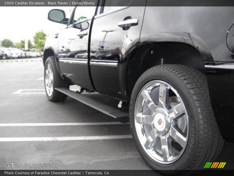 Black Raven / Ebony/Ebony 2009 Cadillac Escalade