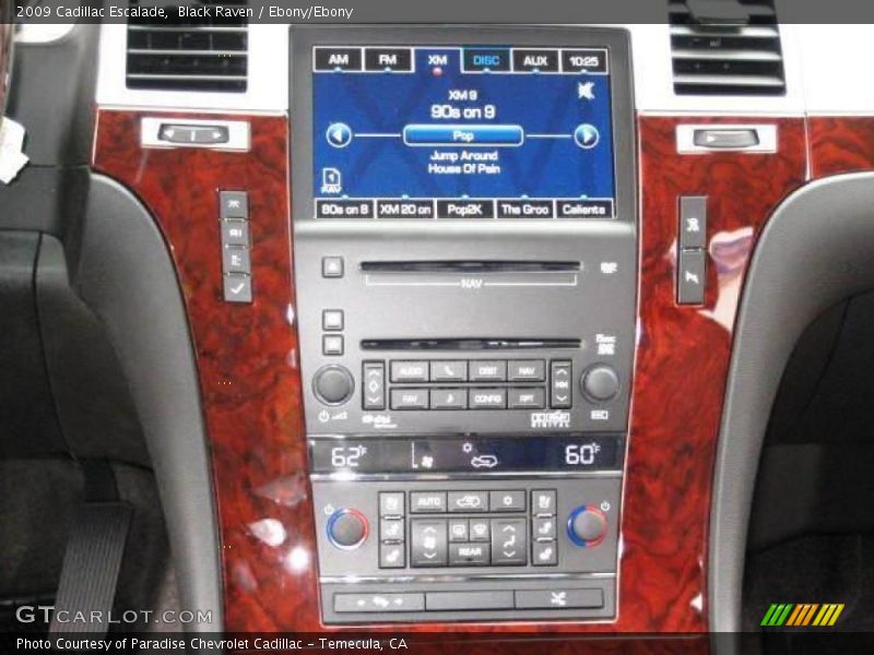 Black Raven / Ebony/Ebony 2009 Cadillac Escalade
