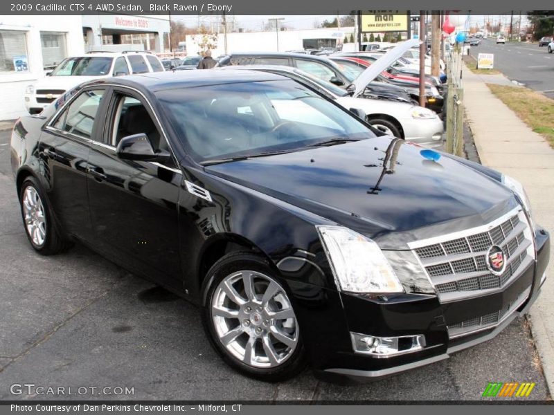 Black Raven / Ebony 2009 Cadillac CTS 4 AWD Sedan