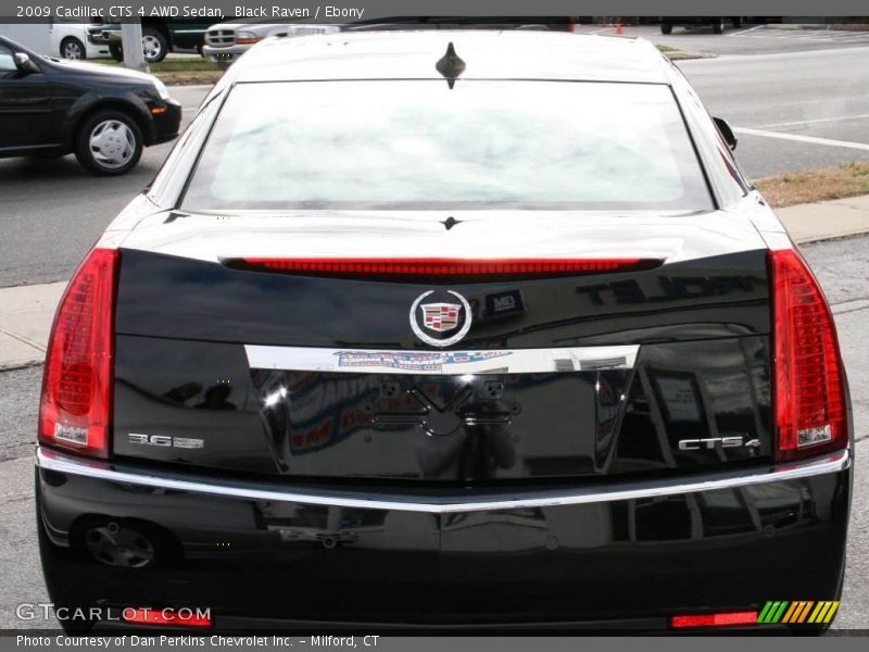 Black Raven / Ebony 2009 Cadillac CTS 4 AWD Sedan