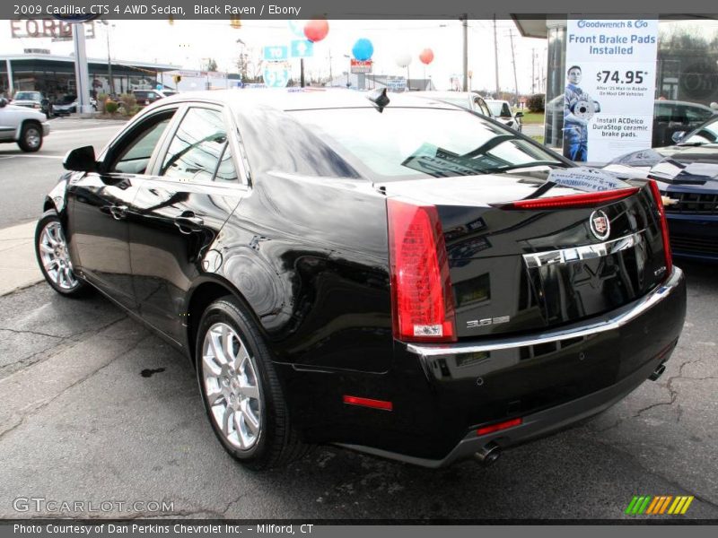 Black Raven / Ebony 2009 Cadillac CTS 4 AWD Sedan