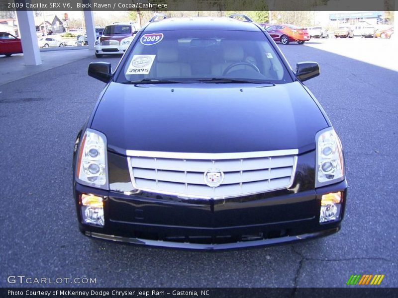 Black Raven / Cocoa/Cashmere 2009 Cadillac SRX V6