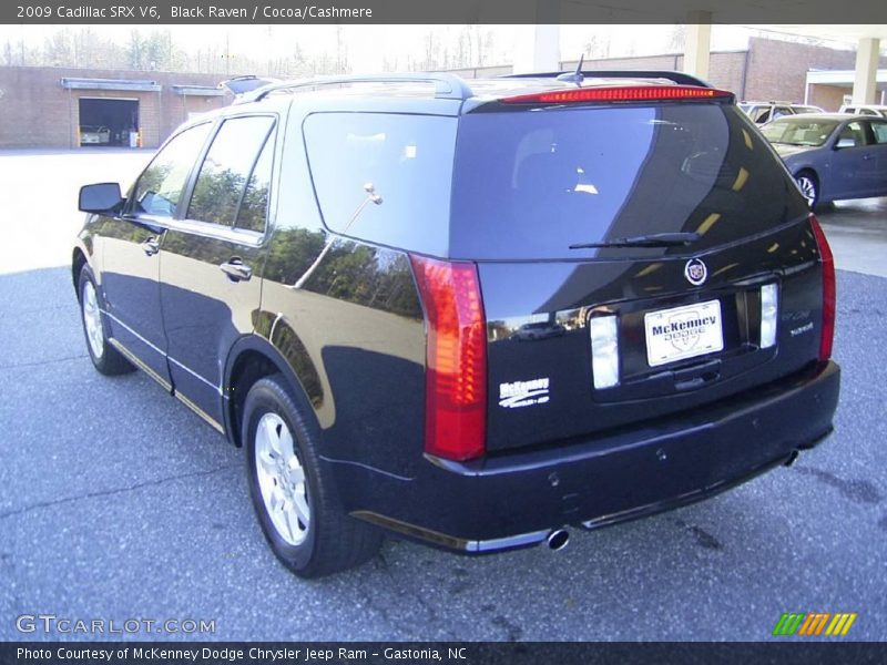 Black Raven / Cocoa/Cashmere 2009 Cadillac SRX V6