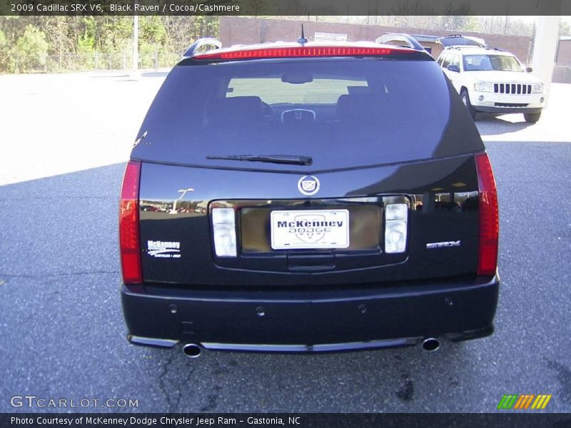 Black Raven / Cocoa/Cashmere 2009 Cadillac SRX V6
