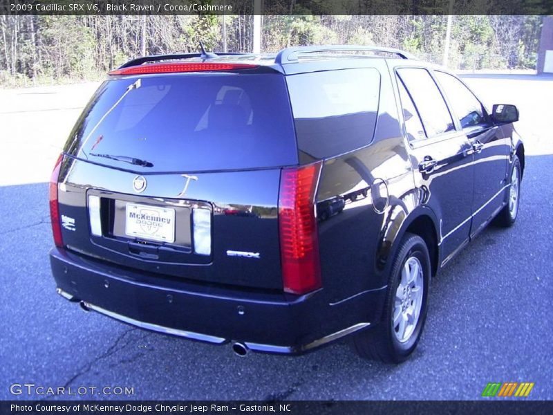 Black Raven / Cocoa/Cashmere 2009 Cadillac SRX V6