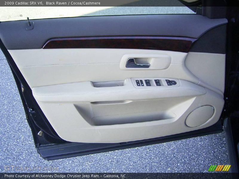Black Raven / Cocoa/Cashmere 2009 Cadillac SRX V6