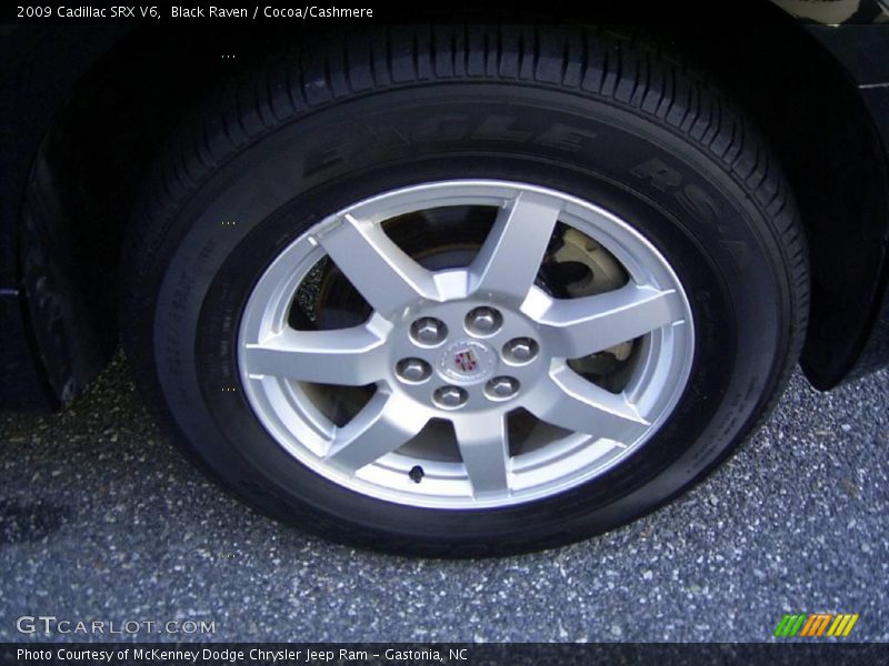 Black Raven / Cocoa/Cashmere 2009 Cadillac SRX V6