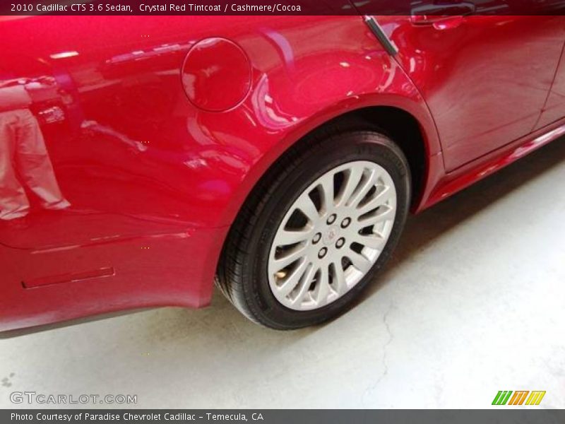 Crystal Red Tintcoat / Cashmere/Cocoa 2010 Cadillac CTS 3.6 Sedan