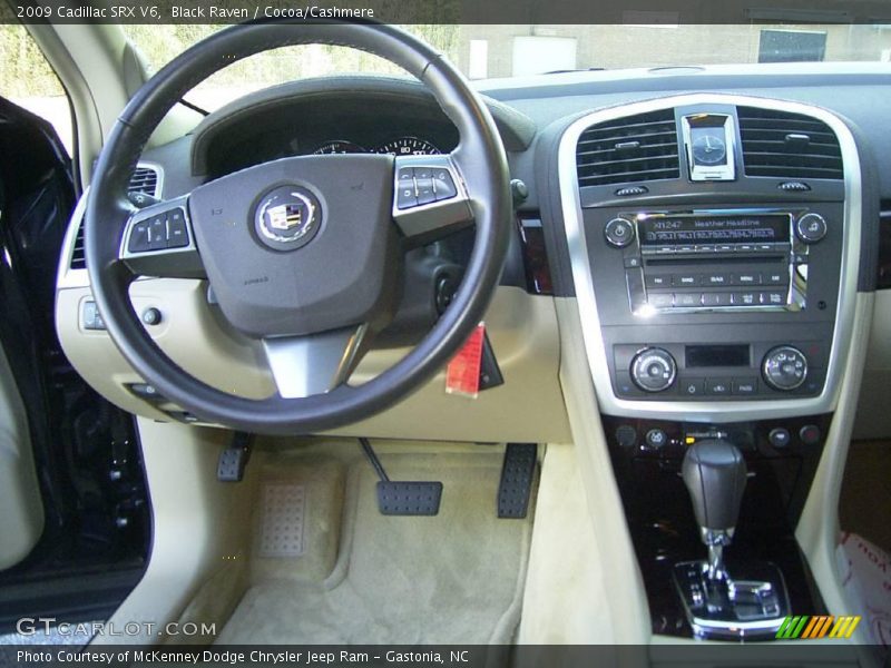Black Raven / Cocoa/Cashmere 2009 Cadillac SRX V6
