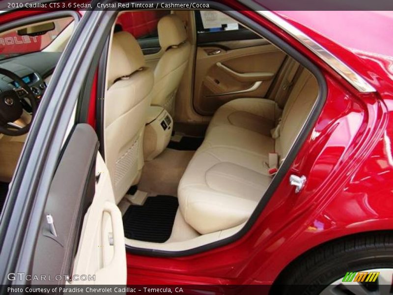 Crystal Red Tintcoat / Cashmere/Cocoa 2010 Cadillac CTS 3.6 Sedan