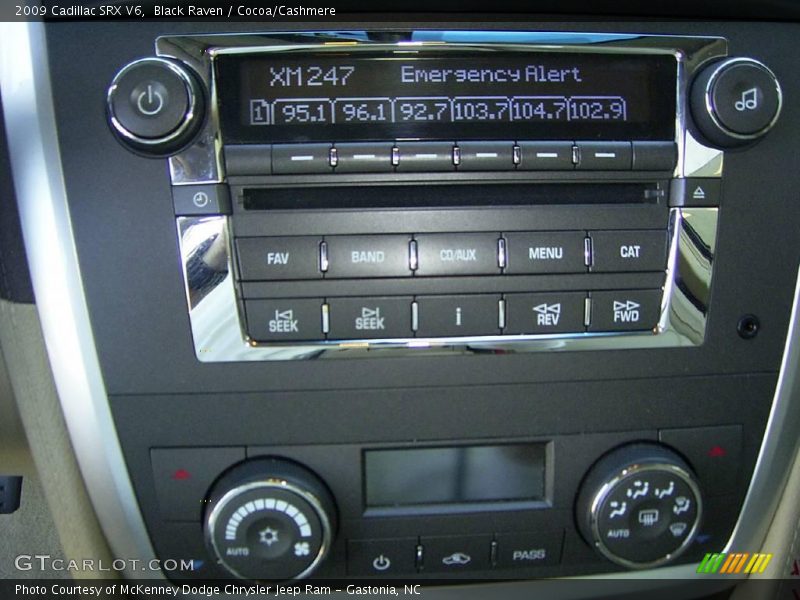 Black Raven / Cocoa/Cashmere 2009 Cadillac SRX V6