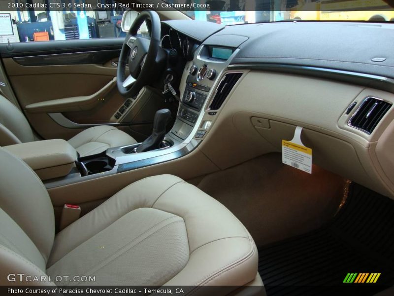 Crystal Red Tintcoat / Cashmere/Cocoa 2010 Cadillac CTS 3.6 Sedan