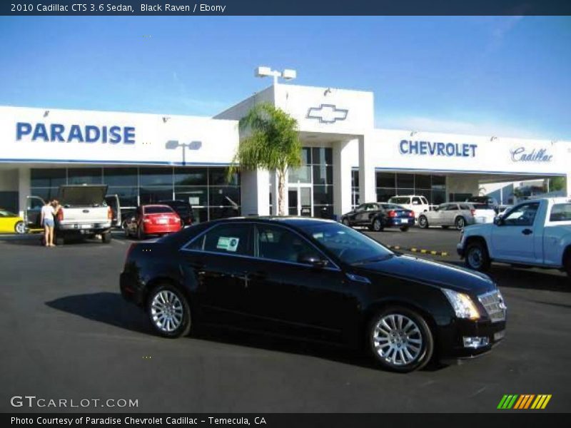 Black Raven / Ebony 2010 Cadillac CTS 3.6 Sedan