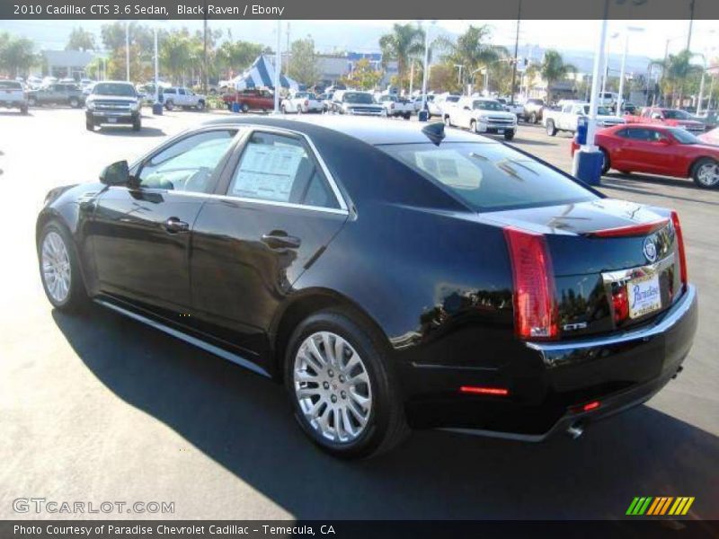 Black Raven / Ebony 2010 Cadillac CTS 3.6 Sedan