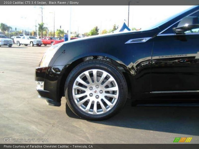 Black Raven / Ebony 2010 Cadillac CTS 3.6 Sedan