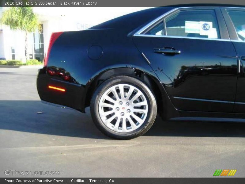 Black Raven / Ebony 2010 Cadillac CTS 3.6 Sedan